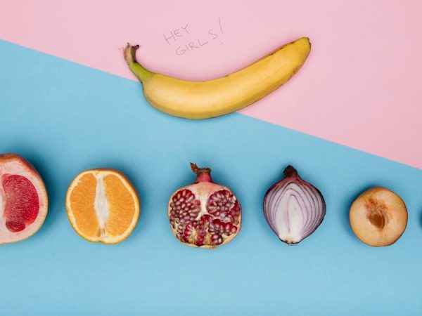 penis banana chatting vagina fruits