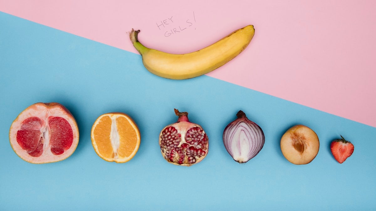 penis banana chatting vagina fruits